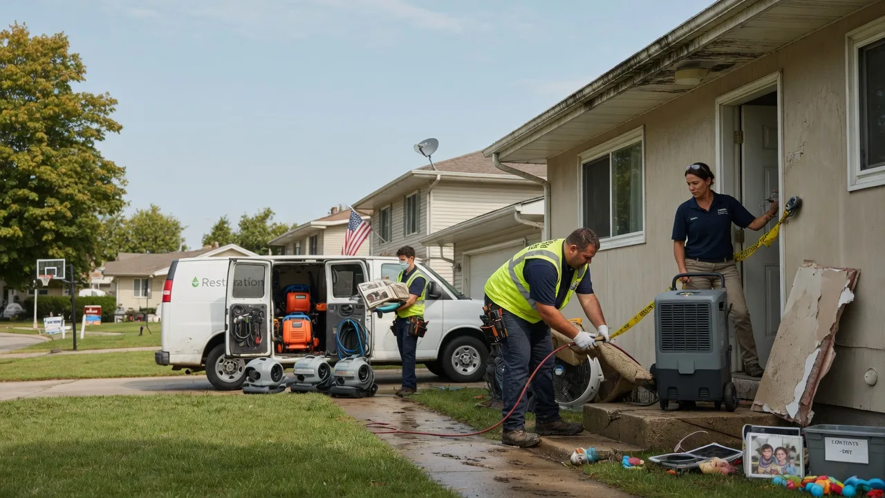 Water Damage Restoration in Angola, IN near me
